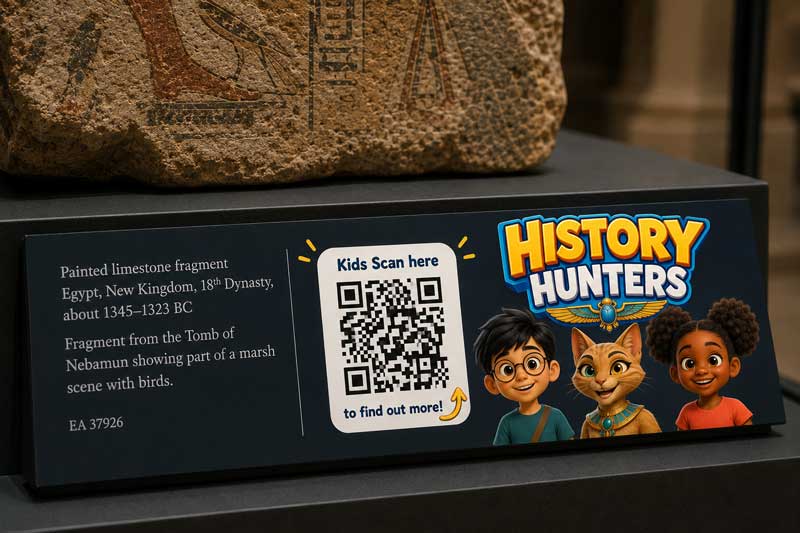 Museum companion QR code
