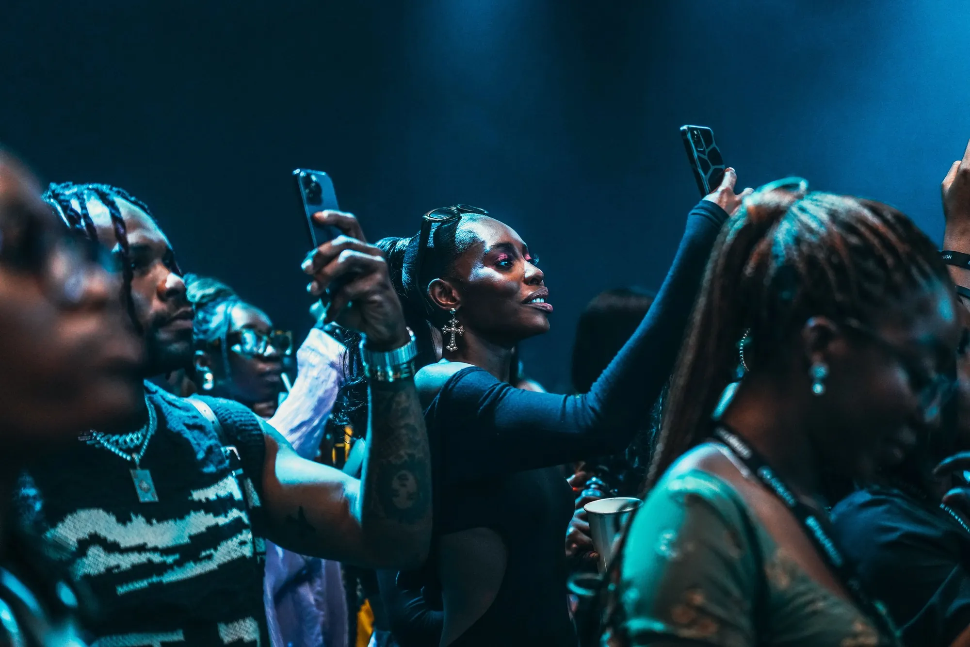 The crowd at the Flex Naija concert in Lagos
